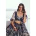 Picture of Marvelous Net Dark Slate Grey Lehenga Choli