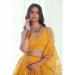 Picture of Bewitching Net Yellow Lehenga Choli