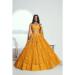 Picture of Bewitching Net Yellow Lehenga Choli