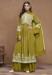 Picture of Georgette Golden Rod Straight Cut Salwar Kameez