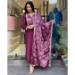 Picture of Pleasing Silk Indian Red Readymade Salwar Kameez