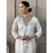 Picture of Pleasing Silk White Readymade Salwar Kameez