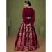 Picture of Shapely Georgette Maroon Lehenga Choli