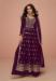 Picture of Sublime Silk Purple Straight Cut Salwar Kameez