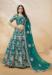 Picture of Magnificent Silk Teal Lehenga Choli