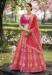 Picture of Georgette & Silk Medium Violet Red Lehenga Choli