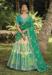 Picture of Pleasing Georgette & Silk Dark Cyan Lehenga Choli