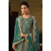 Picture of Silk Dark Slate Grey Straight Cut Salwar Kameez