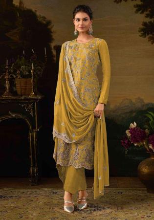 Picture of Taking Silk Peru Straight Cut Salwar Kameez