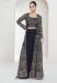 Picture of Georgette Dark Slate Grey Anarkali Salwar Kameez