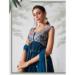 Picture of Charming Georgette Teal Anarkali Salwar Kameez