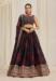 Picture of Excellent Organza Black Lehenga Choli