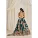 Picture of Magnificent Organza Sea Green Lehenga Choli