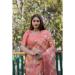 Picture of Bewitching Silk & Organza Indian Red Saree