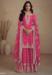 Picture of Silk Medium Violet Red Straight Cut Salwar Kameez