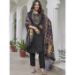 Picture of Charming Cotton Black Readymade Salwar Kameez