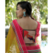 Picture of Fine Linen Saddle Brown Saree