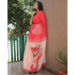 Picture of Sublime Linen Crimson Saree