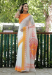 Picture of Ravishing Linen White Saree