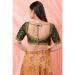 Picture of Beautiful Silk Dark Olive Green Designer Blouse