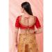 Picture of Alluring Silk Dark Red Designer Blouse