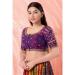 Picture of Enticing Silk Purple Designer Blouse