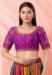 Picture of Graceful Silk Purple Designer Blouse