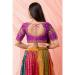 Picture of Graceful Silk Purple Designer Blouse