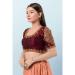 Picture of Statuesque Silk Maroon Designer Blouse