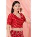 Picture of Enticing Brasso Dark Red Designer Blouse