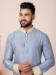 Picture of Sublime Silk Light Slate Grey Kurtas