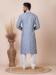 Picture of Sublime Silk Light Slate Grey Kurtas