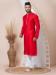 Picture of Splendid Silk Red Kurtas