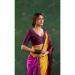 Picture of Radiant Crepe Saddle Brown Saree