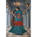 Picture of Appealing Rayon Fire Brick Lehenga Choli