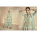 Picture of Superb Silk Dark Sea Green Anarkali Salwar Kameez