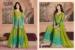 Picture of Chiffon Dark Khaki Straight Cut Salwar Kameez