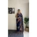 Picture of Charming Georgette Midnight Blue Saree