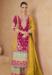 Picture of Fascinating Chiffon Pink Straight Cut Salwar Kameez