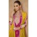 Picture of Fascinating Chiffon Pink Straight Cut Salwar Kameez