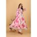 Picture of Statuesque Rayon Hot Pink Readymade Salwar Kameez