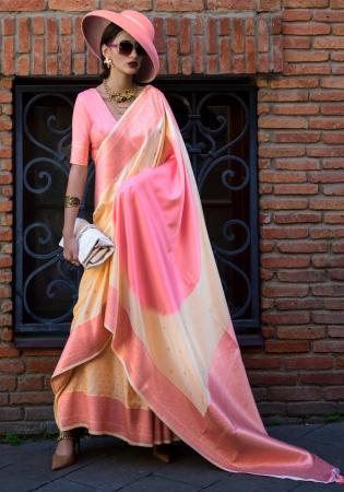 Picture of Good Looking Silk Hot Pink Saree