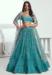 Picture of Lovely Net Cadet Blue Lehenga Choli