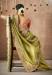 Picture of Marvelous Silk & Organza Dark Khaki Saree