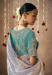 Picture of Stunning Silk & Organza Silver Saree