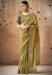 Picture of Splendid Silk & Organza Dark Khaki Saree