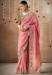 Picture of Exquisite Silk & Organza Pink Saree