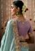 Picture of Alluring Silk & Organza Cadet Blue Saree