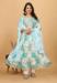 Picture of Rayon & Cotton Dark Sea Green Readymade Salwar Kameez