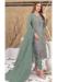 Picture of Georgette Dark Sea Green Straight Cut Salwar Kameez